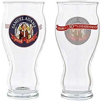 Amazon.com | Samuel Adams Perfect Pint Glass | Set of 2 Glasses: Beer Glasses: Beer Glasses