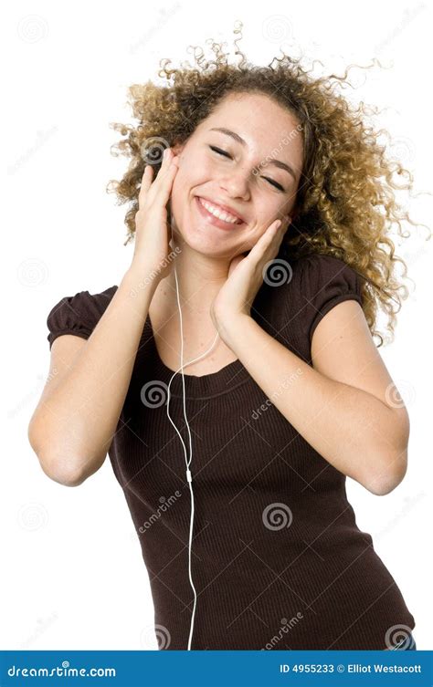 Chilling out to music stock image. Image of headphones - 4955233