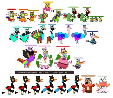 Tinga Tinga Tales Birds Hat and Cub Animals! by jayamurat on DeviantArt