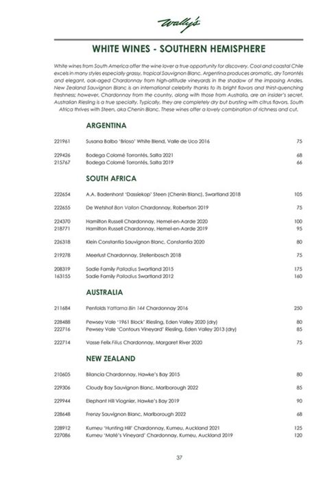 Wally's Wine and Spirits - Wally's Beverly Hills Wine List - Page 36