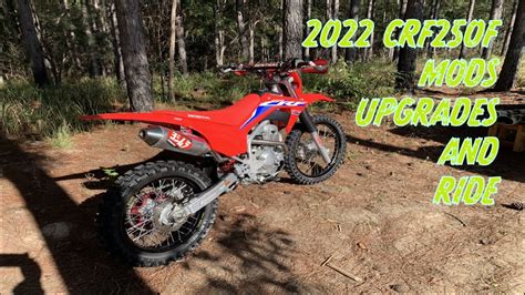 Honda CRF250F Mods/Upgrades and Ride - YouTube