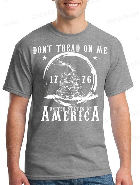 1776 Don't Tread On Me T-shirt Gadsden Flag United States Shirts