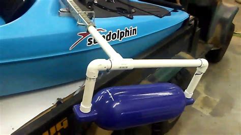 Homemade Kayak Outrigger Stabilizers - YouTube