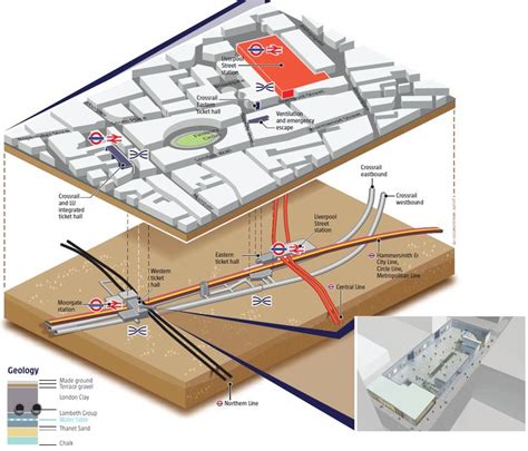 Liverpool and Moorgate Crossrail plans | Liverpool, Liverpool street, How to plan