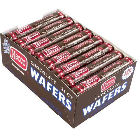 Necco Chocolate Wafer Rolls, 24 count - Walmart.com - Walmart.com