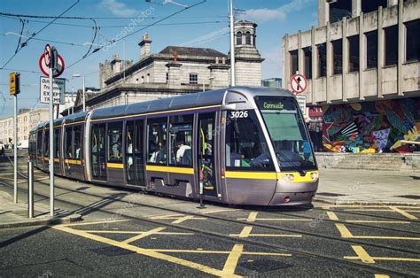 Tram in Dublin – Stock Editorial Photo © MadrugadaVerde #54189467