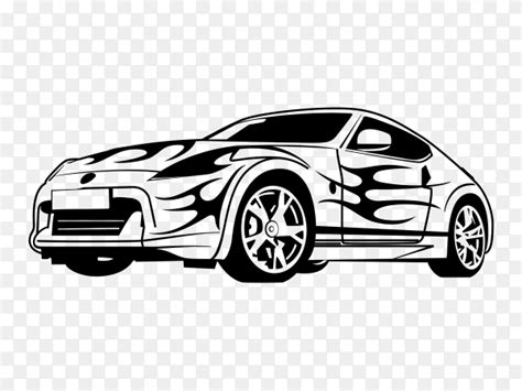 Sport car Silhouette Premium vector PNG - Similar PNG