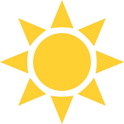 "Sun symbol" Emoji - Download for free – Iconduck