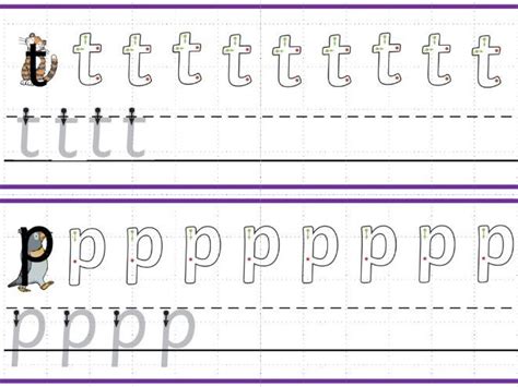 Little Wandle letter formation sheets | Teaching Resources