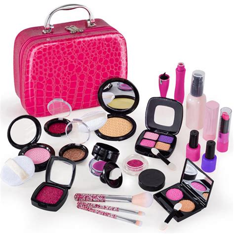 Washable Makeup Toy Set for Girls - Real Make Up Kit for Kids, Princess Play Makeup Set for 5 6 ...