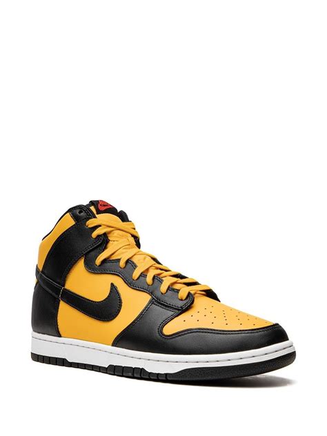 Nike Dunk High Retro Sneakers In Yellow | ModeSens