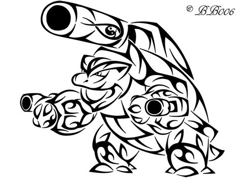 Mega Blastoise Ex Coloring Pages Coloring Pages