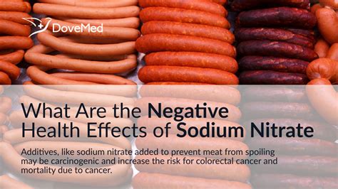 What Are The Negative Health Effects Of Sodium Nitrate?