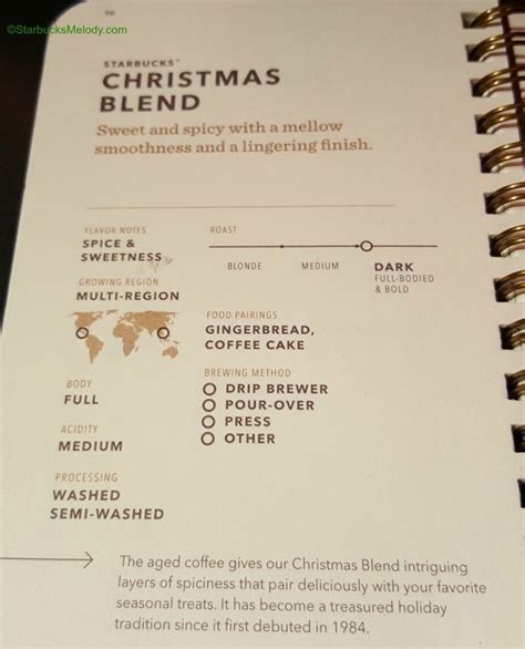 Do you know what's NOT in Starbucks Holiday Blend? - StarbucksMelody.com