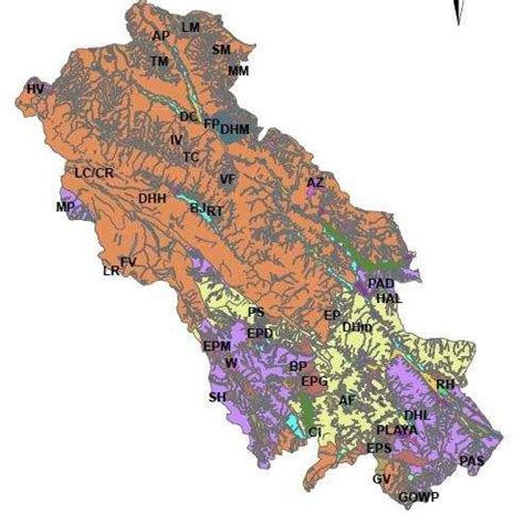 Hydrology map of the study area | Download Scientific Diagram