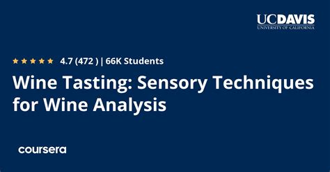 Wine Tasting: Sensory Techniques for Wine Analysis - Coursya