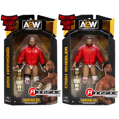 Package Deal (Set of 2) - FTR (Dax Harwood & Cash Wheeler) - AEW Unrivaled 7 Toy Wrestling ...