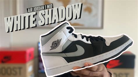 HOW NICE ARE THESE NIKE AIR JORDAN 1 MID WHITE SHADOW - YouTube