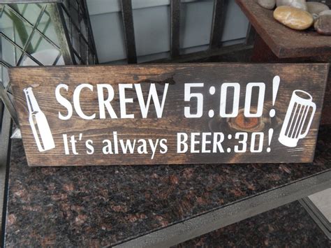 Custom Funny Beer Quote Sign With Beer clipart 'Screw