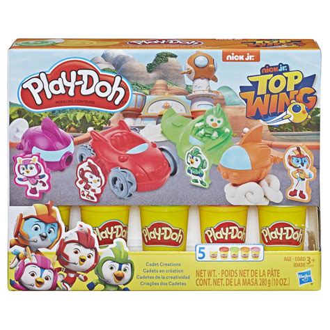 Play-Doh Top Wing Cadet Creations Toolset with 5 Play-Doh Colors – BrickSeek