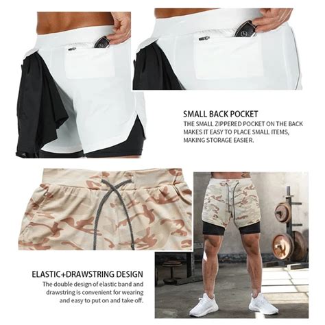 Men's 2 in 1 Running Shorts - All Fitness & Beauty