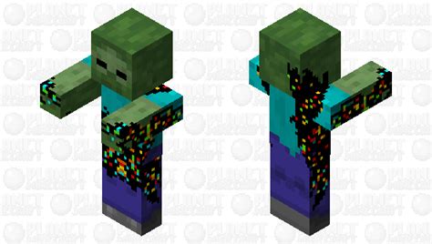 Glitch zombie Minecraft Mob Skin