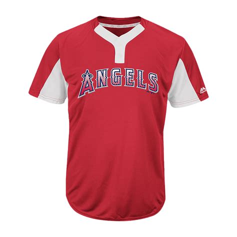 Custom Angels Two-Button Jersey - Angels-MAI383