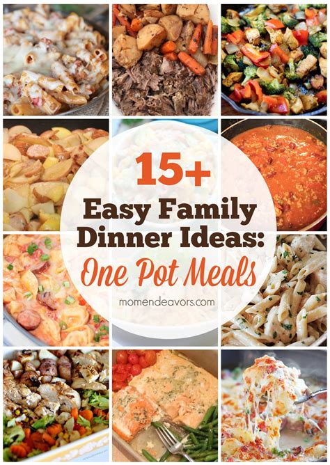 4 Easy Family Dinners To Serve Your Family This Week!