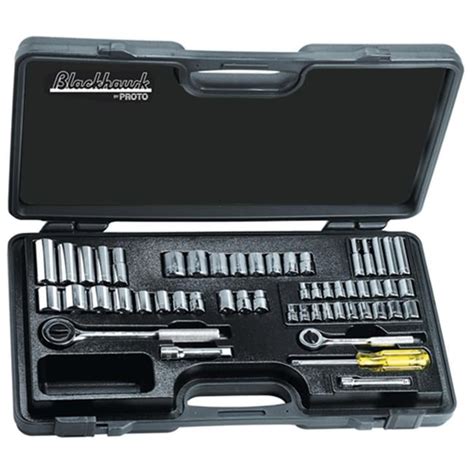 Blackhawk 578-9753 53 Piece Socket Set 0.25 & 0.38 Drive - Walmart.com - Walmart.com