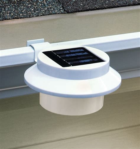 Solar Rain Gutter Clip-on Outdoor Light | Solar fence lights, Led outdoor lighting, Solar lights