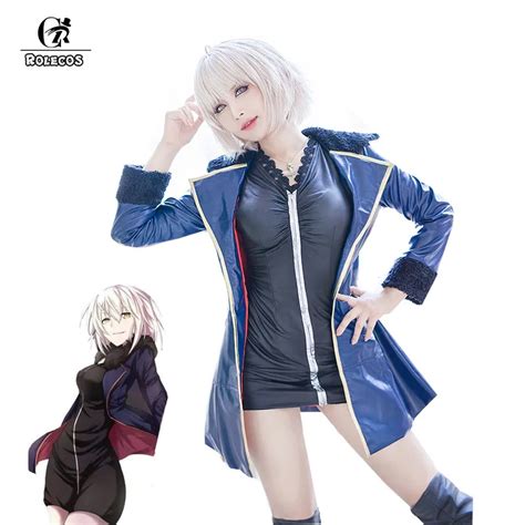 ROLECOS Anime FGO Fate/Grand Order Cosplay Costumes Black Saber Kyrielight Mash Cosplay Costumes ...