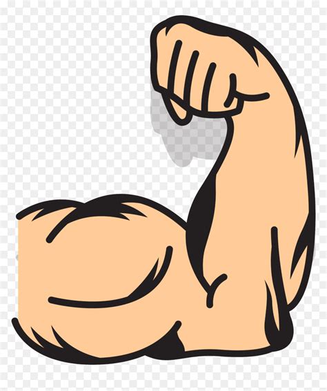 Clip Art Arms Clip Art Strong - Muscle Clipart, HD Png Download - vhv