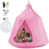 VEVORbrand Hanging Tree Tent Blue Hanging Tree Tent for Kids 46 H x 43.4 Diam Hanging Tree House ...