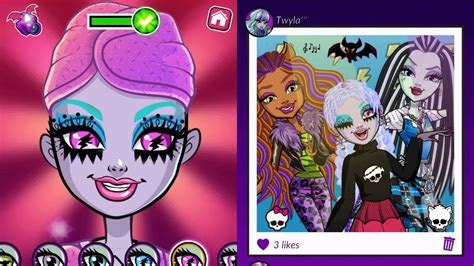 Monster High Beauty Shop - fashionista Monster makeover - Play Makeup & Dress Up Games #1 ...