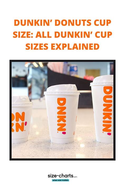 Dunkin donuts cup size all dunkin donuts cup sizes explained – Artofit