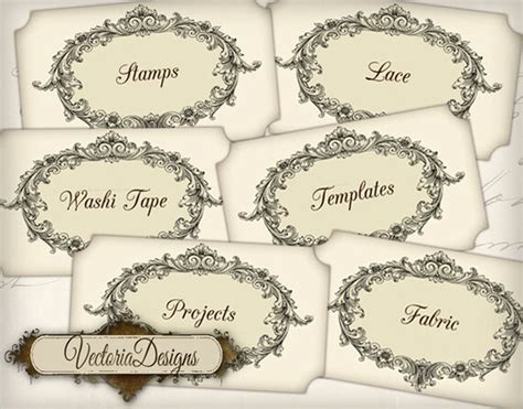 Craft Room Labels Organization printable instant download