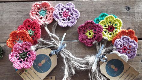 FLORES CROCHET - PASO A PASO