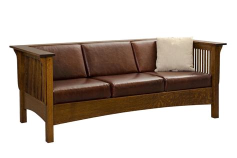 Moon River Mission Sofa from DutchCrafters Amish Furniture