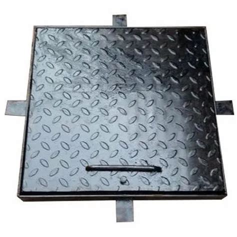 chakkar plate Mild Steel Ms Earth Pit Cover, For Used In Manhole Covering, 300 X 300 at Rs 350 ...