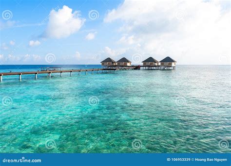 Best All-inclusive Maldives Water-villa Resorts in Maldives Stock Image ...