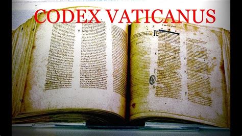 Unknown truth of bible/codex vaticanus-Tamil - YouTube