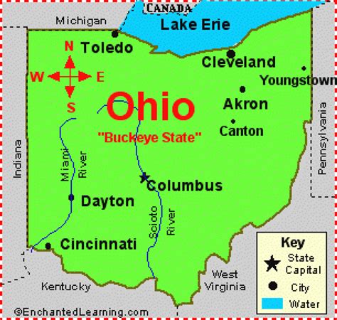 Ohio State Map Images - Printable Map