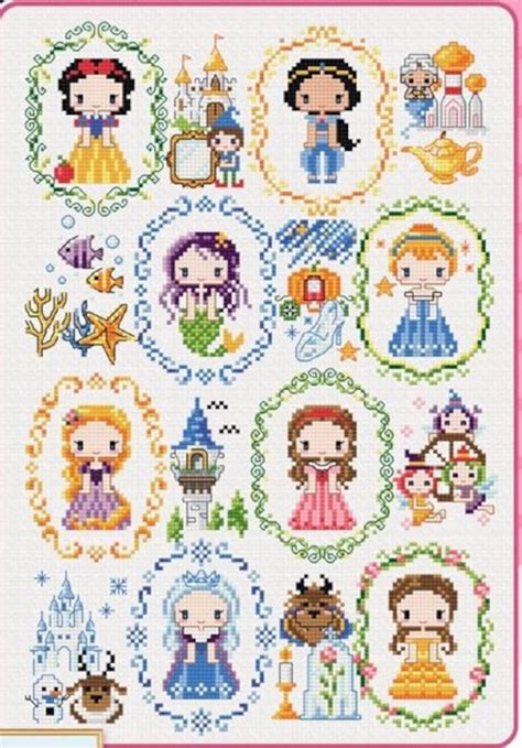 Disney Princess Cross Stitch Kits - Cross Stitch Patterns