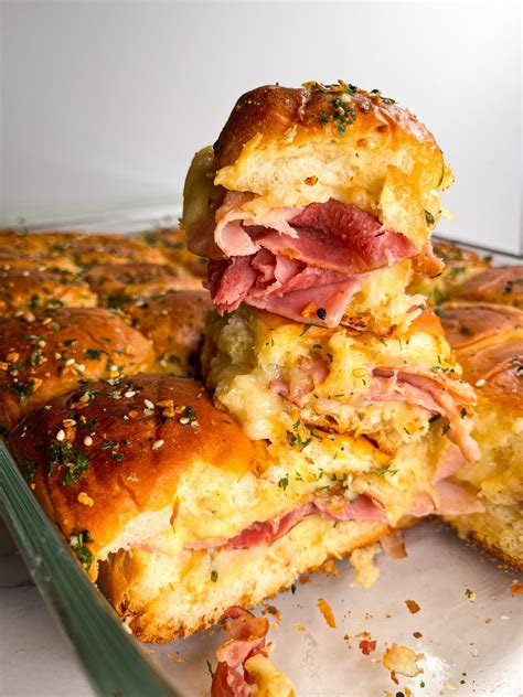 Ham and Cheese Sliders (On Hawaiian Rolls) - Tastefully Grace