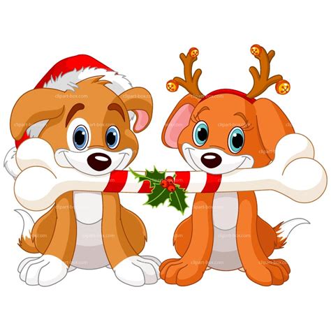 Christmas dog clipart - Clipground