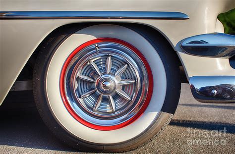 Classic Car with Whitewall Tire Photograph by George Oze - Pixels