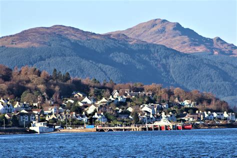 Dunoon is a popular small town located on the Firth of Clyde