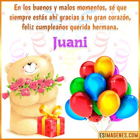 【º‿º】 Feliz Cumpleaños Juani【 ️】26 Tarjetas y GIF