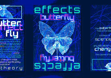 Butterfly Effect Poster Design on Behance