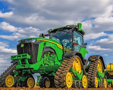 John Deere Green Tractor 8rx - Paint By Numbers - Num Paint Kit